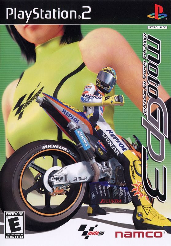 MotoGP 3 box art for Playstation 2